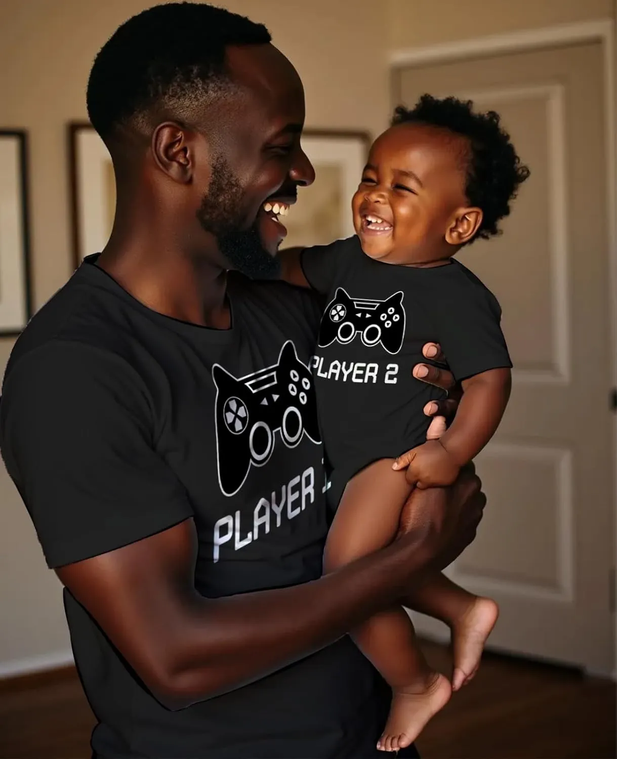 Tstars Pizza Theme Dad and Son Matching Shirts | Father's Day Dad T-Shirt and Toddler Boy or Girl Tee
