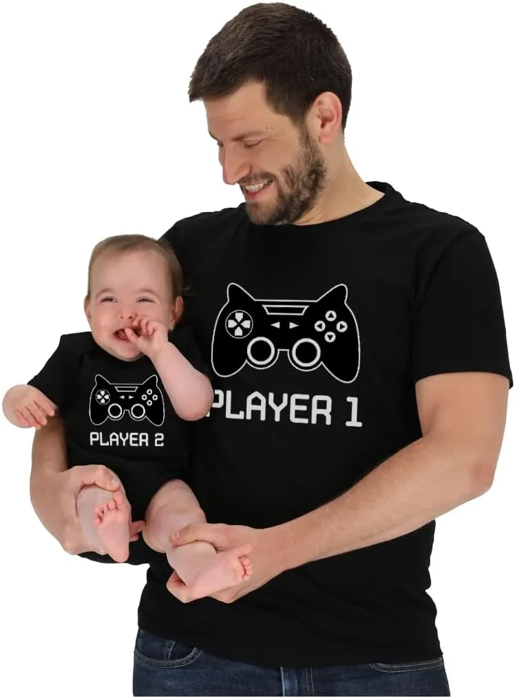 Tstars Pizza Theme Dad and Son Matching Shirts | Father's Day Dad T-Shirt and Toddler Boy or Girl Tee