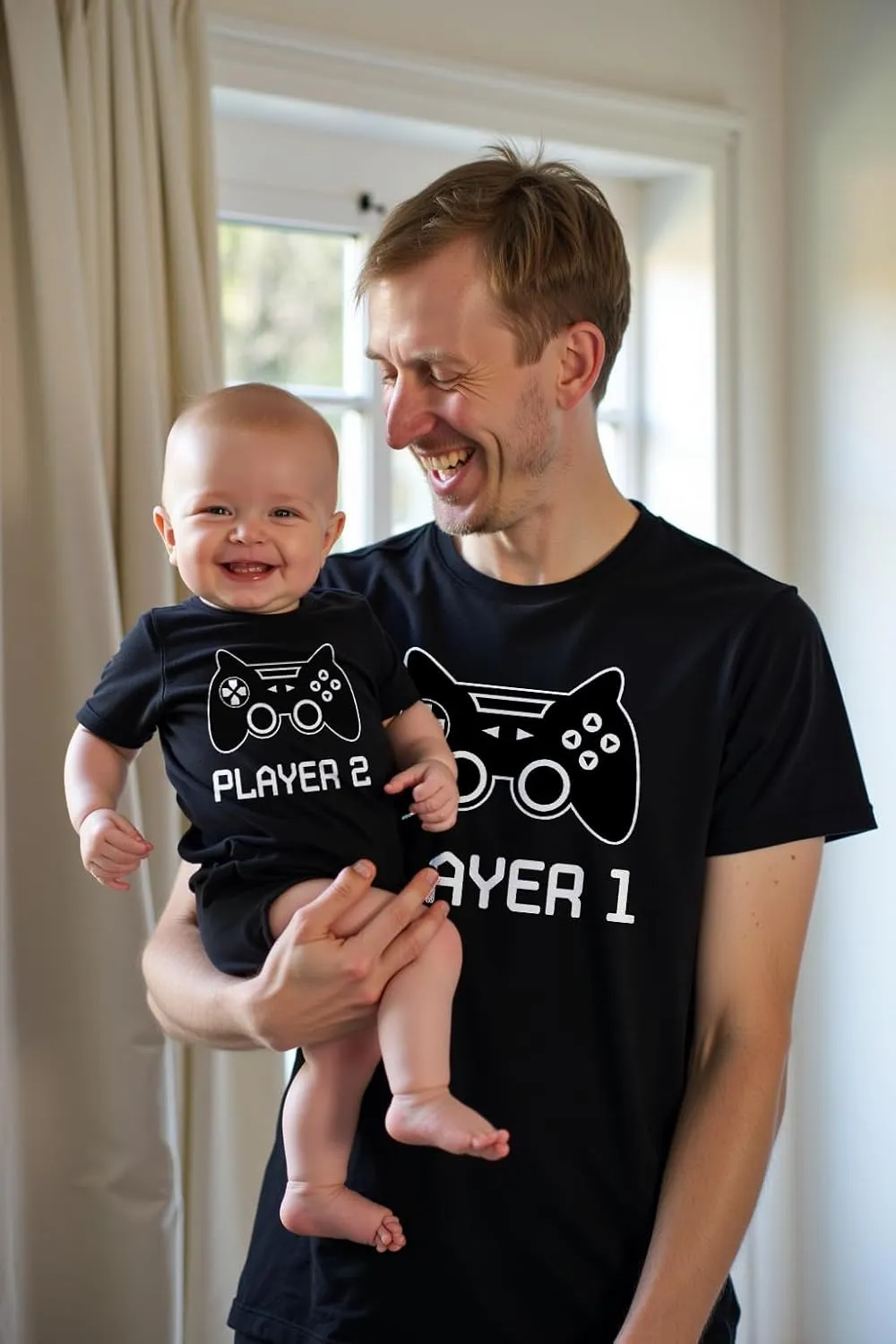 Tstars Pizza Theme Dad and Son Matching Shirts | Father's Day Dad T-Shirt and Toddler Boy or Girl Tee