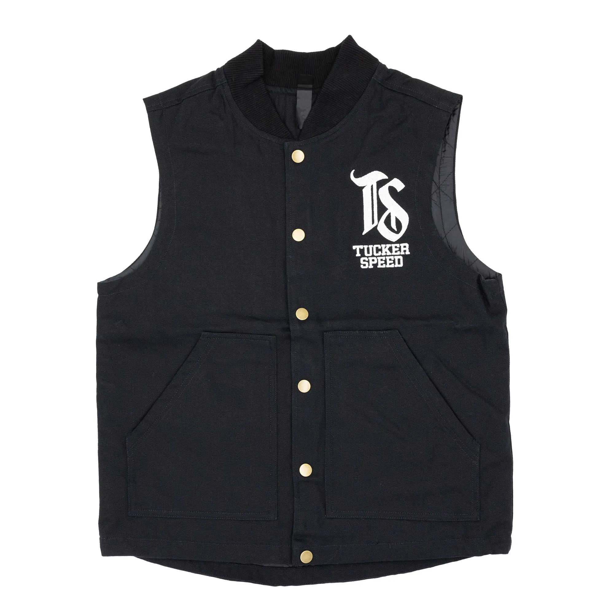 Tucker Speed Insulated Canvas Workwear Vest - Black