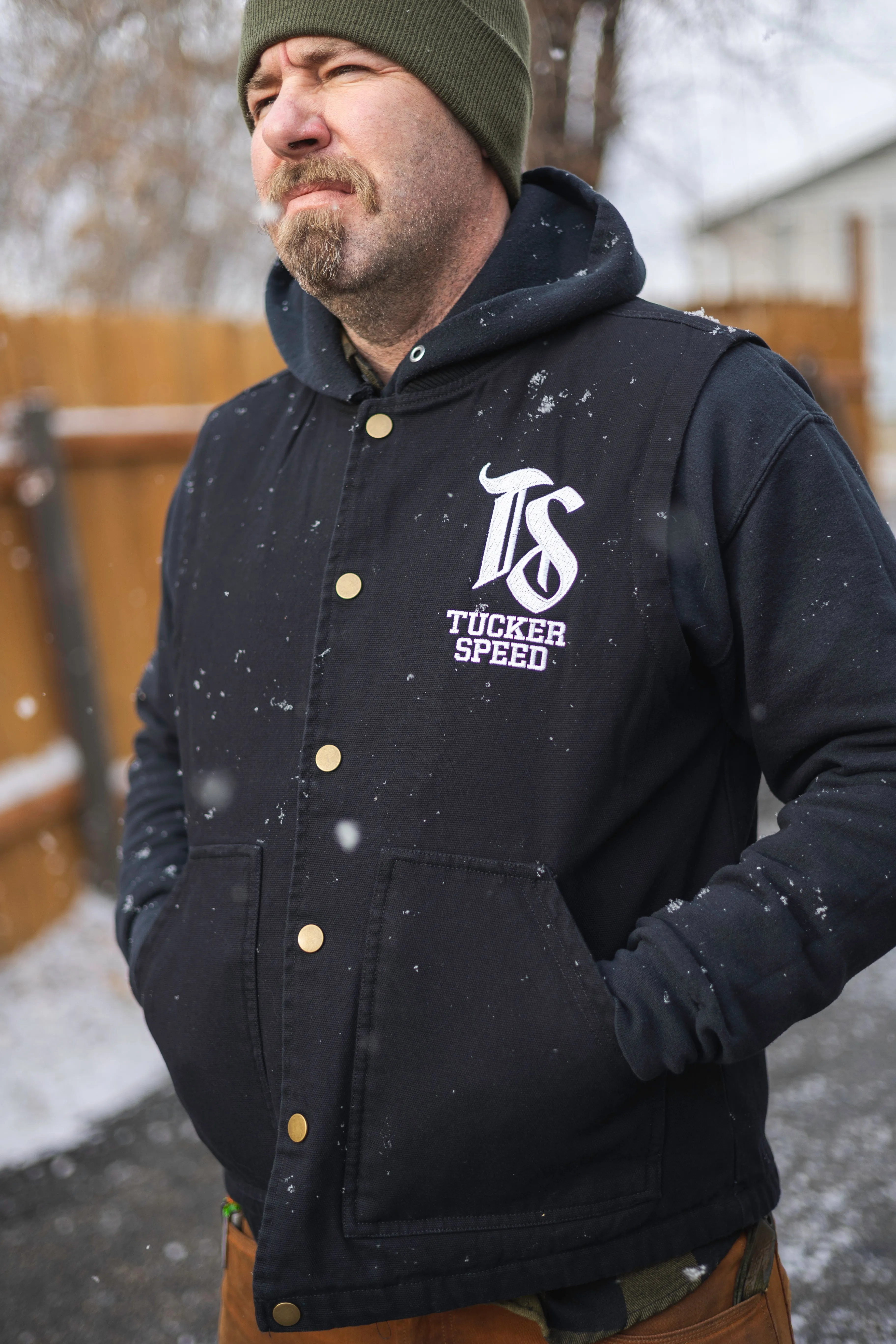 Tucker Speed Insulated Canvas Workwear Vest - Black