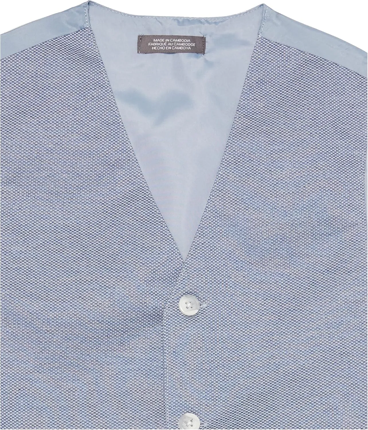 Van Heusen Boys' 4-Piece Formal Suit Set, Vest, Pants, Collared Dress Shirt, and Tie