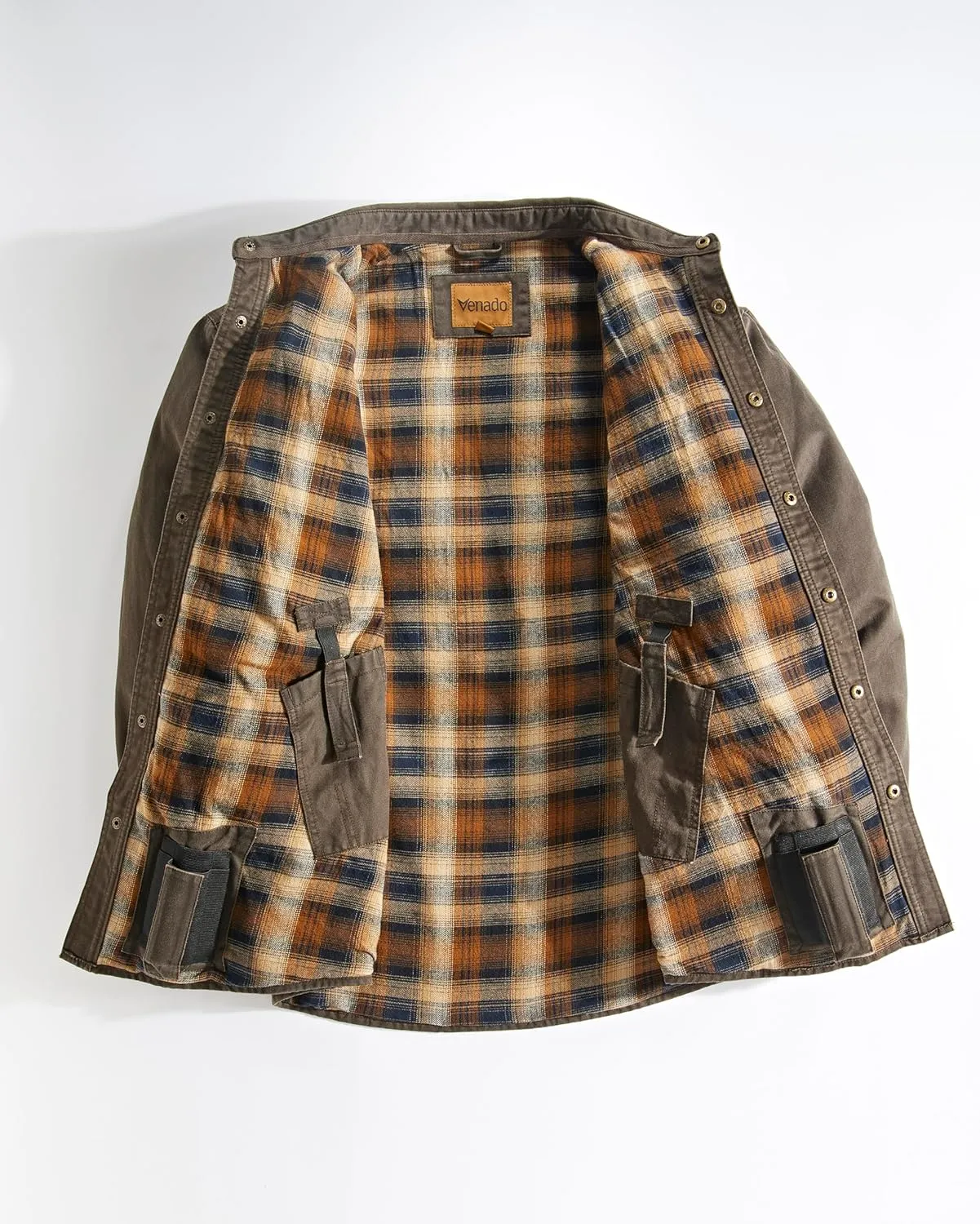 Venado Cotton Suede Concealed Carry Shirt Jacket