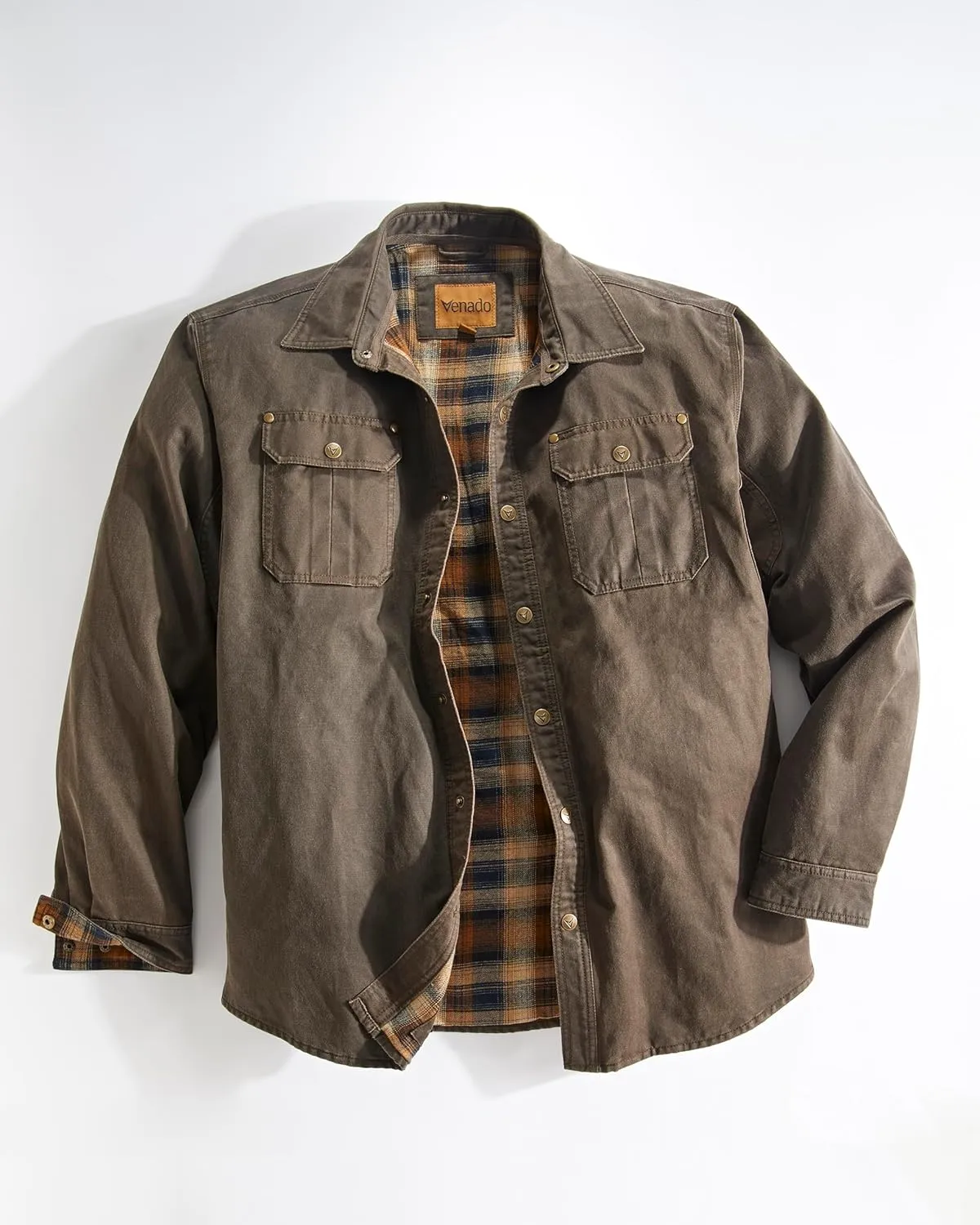 Venado Cotton Suede Concealed Carry Shirt Jacket