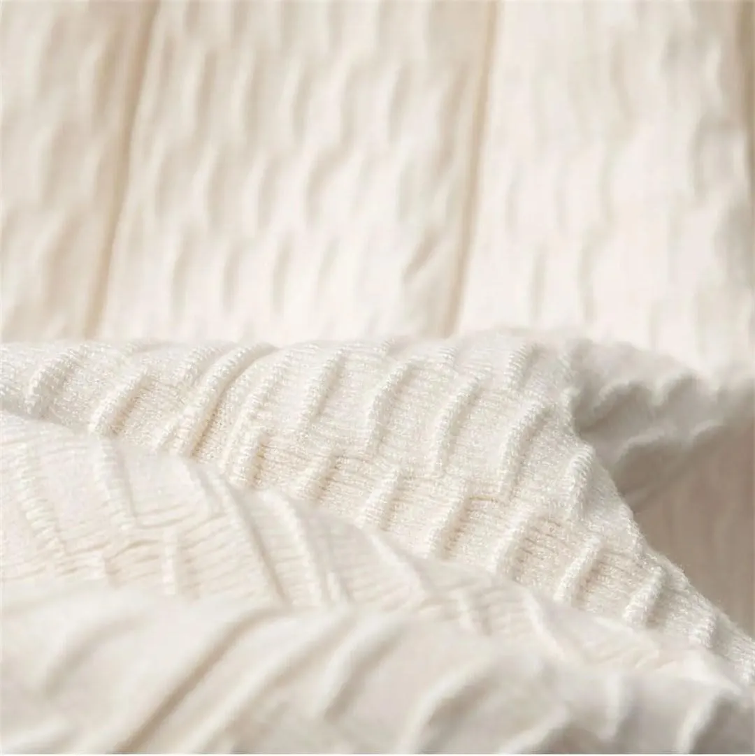 Women Solid Color Mid Length Knitted Half Length Skirt High Waist Slim Knit Pleated Skirt