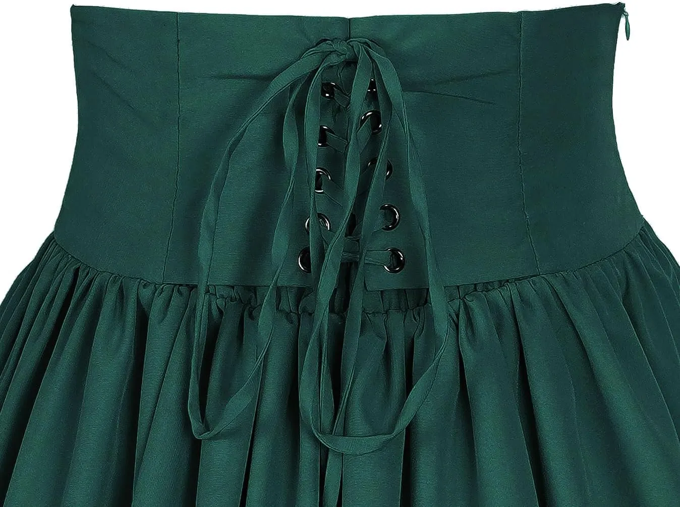Women Victorian Skirt Medieval Renaissance Peasant Skirt Floor High Waisted Fluttering Long Skirt