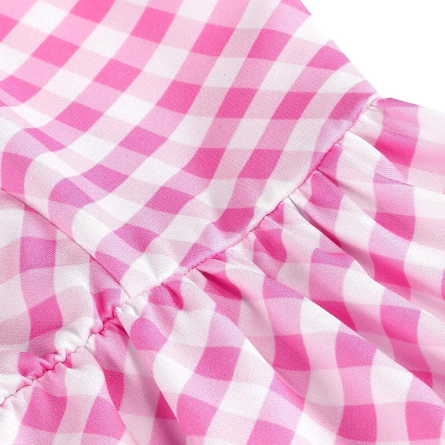 Women's 1950s Vintage Plaid Tank Dress Casual V Neck Hepburn Swing Prom Party Midi Dresses Wedding Guest Outfits