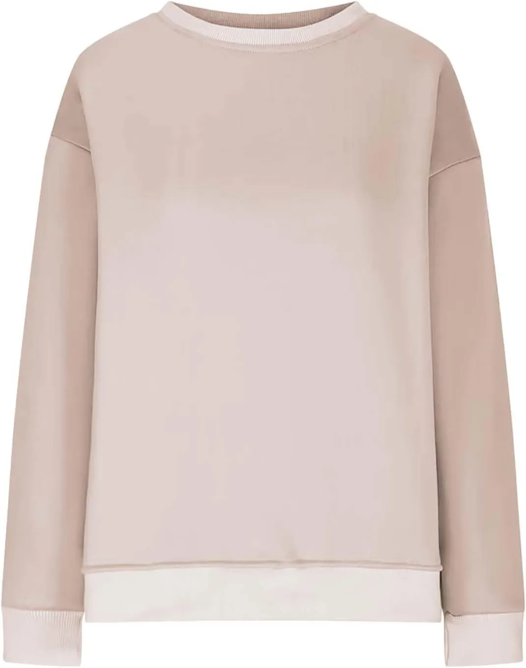 Womens Oversized Sweatshirts Side Slit Crewneck Long Sleeve Tops Loose Pullover 2025 Fall Women Extra