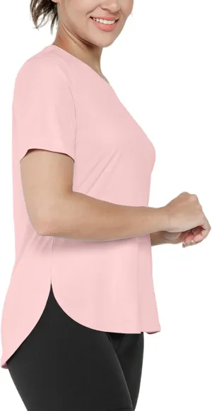 Women's Sun Protection Shirts UV SPF UPF 50  Short Sleeve Workout Tops Hiking Running Quick Dry