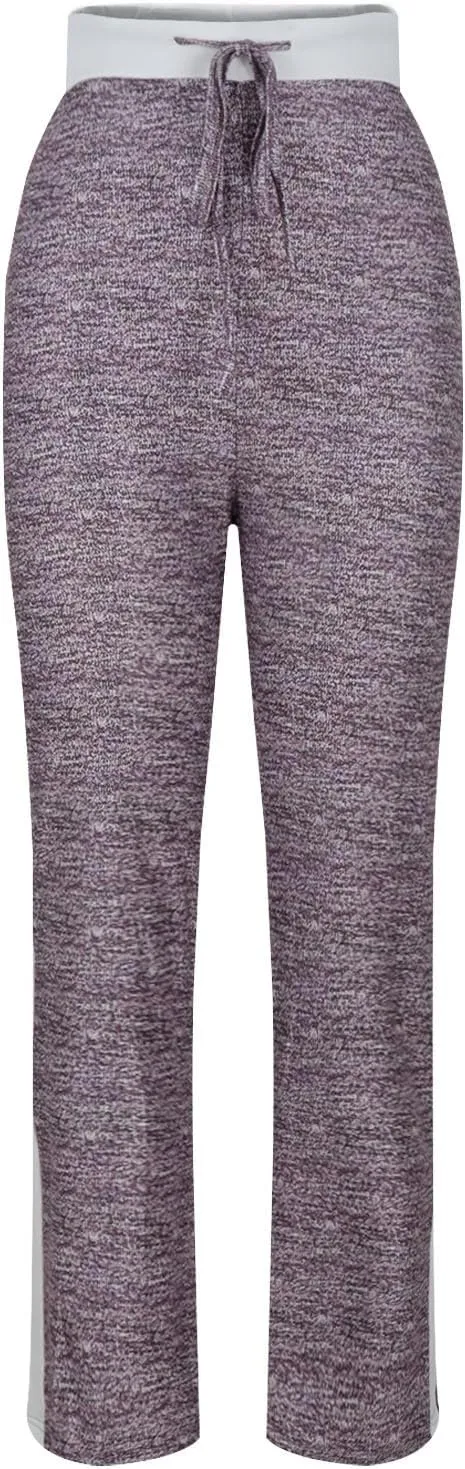Women's Wide Leg Yoga Pants Striped Drawstring High Waist Flare Pants Bootcut Leggings Soft Comfy Lounge Trousers
